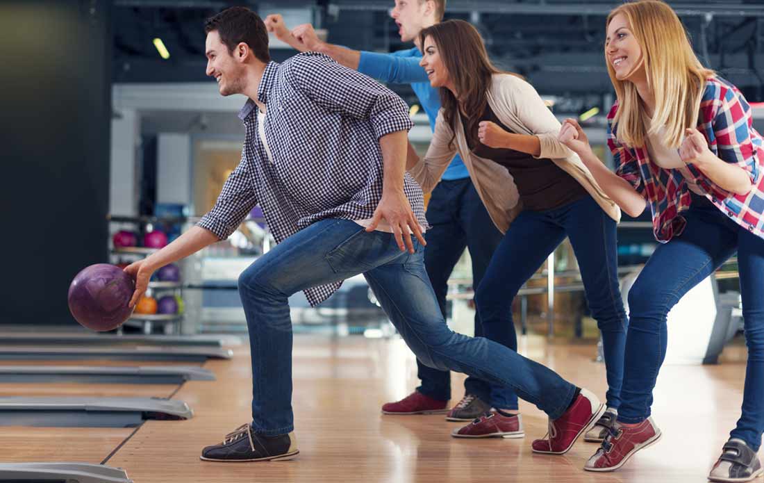 Bowling with friends